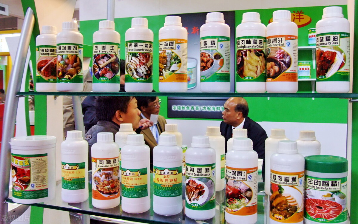 添加剂工厂琳琅满目的食品添加剂